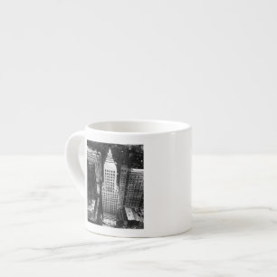 1960:  Eine Luftaufnahme eines Espressotasse