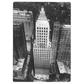 1960:  Eine Luftaufnahme eines Klemmbrett (Rückseite)