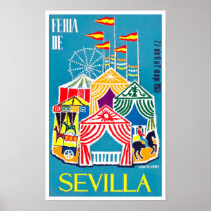 1960 Feria de Sevilla Poster