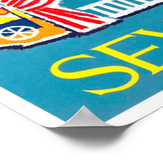 1960 Feria de Sevilla Poster (Ecke)