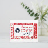 1960 Frances Scott Key American Credo Postkarte (Stehend Vorderseite)