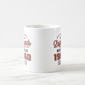 1960 geboren Geburtstag Kaffeetasse (Mittel)