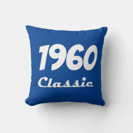1960 Klassische 60. Geburtstagsfeier Kissen