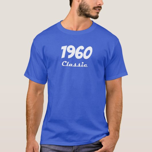 1960 Klassische 60. Geburtstagsfeier T-Shirt (Vorderseite)