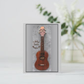 1960 Levin Ukulele Postcard Postkarte (Stehend Vorderseite)