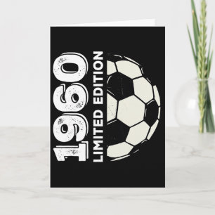 1960 Limitierte Auflage 65. Geburtstag Fußballfans Karte