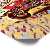 1960 Lowrider Chevrolet Impala Low Rider Chevy Art Poster (Ecke)