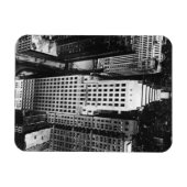 1960: Luftbild eines Wolkenkratzers von Chicago Magnet (Horizontal)