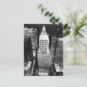 1960: Luftbild eines Wolkenkratzers von Chicago Postkarte (Stehend Vorderseite)