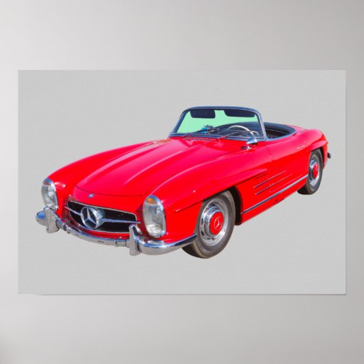 1960 Mercedes Benz 300 SL Konvertible Poster (Vorne)