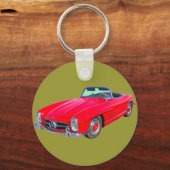 1960 Mercedes Benz 300 SL Konvertible Schlüsselanhänger (Vorderseite)