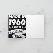 1960 mit Originalteilen hergestellt, (Innenseite)