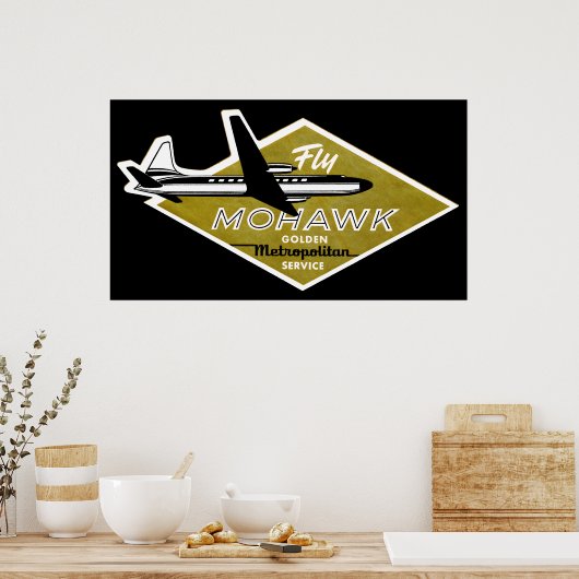 1960 Mohawk Airlines II Poster (Küche)
