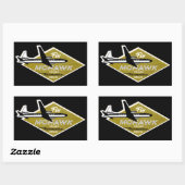 1960 Mohawk Airlines II Rechteckiger Aufkleber (Blatt)