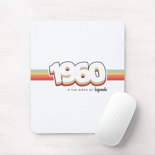 1960 The birth of legends Mousepad (Mit Mouse)