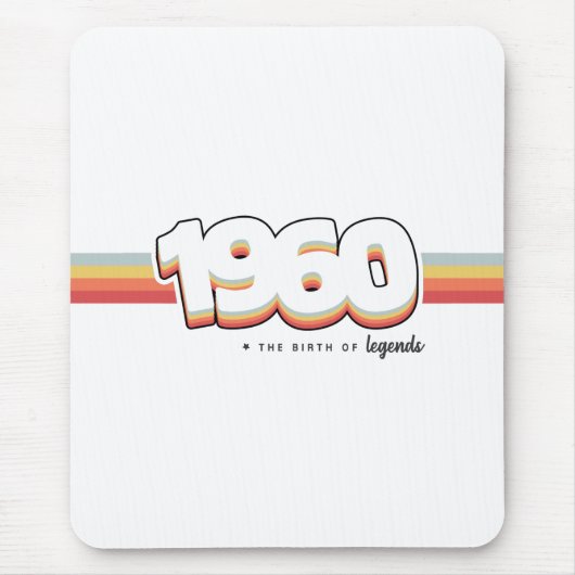 1960 The birth of legends Mousepad (Vorne)