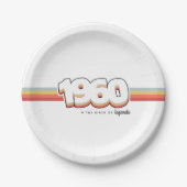 1960 The birth of legends Pappteller (Vorderseite)