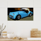 1960 TRIUMPH TR3 POSTER (Küche)
