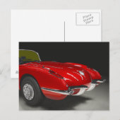 1960 Vette-Karte Postkarte (Vorne/Hinten)