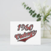 1960 Vintag Postkarte (Stehend Vorderseite)