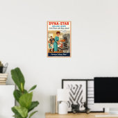 1960 Vintage Dyna-Star Ofenwerbung Poster (Heimbüro)