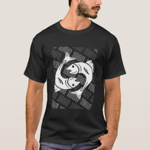 1960 Zodiac Geburtstagsgeschenk Horoskop Pisces T-Shirt