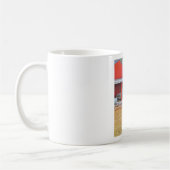 1960er BLUE SADAND DEVILLE Oldtimer Kaffeetasse (Links)