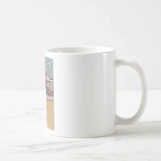 1960er BLUE SADAND DEVILLE Oldtimer Kaffeetasse (Rechts)
