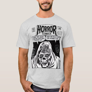 1960er Horror-Comics-Werbe-T-Shirt T-Shirt