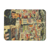 1960er Jahre Downtown Miami, FL (Flagler Street) M Magnet (Horizontal)