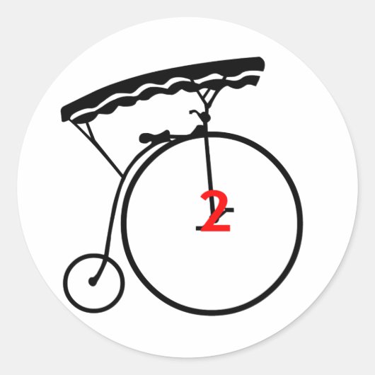 1960er Jahre Gefangener - Nummer zwei - Aufkleber (Vorderseite)