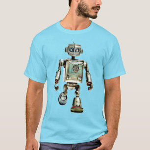 1960er Robotertee. T-Shirt