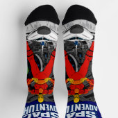 1960er Space Adventures Socken (Oben)
