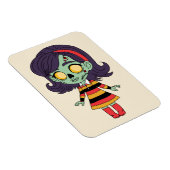 1960er Zombie Mädchen Magnet (Rechte Seite)