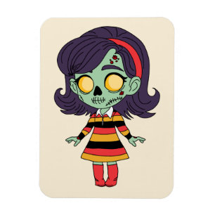 1960er Zombie Mädchen Magnet