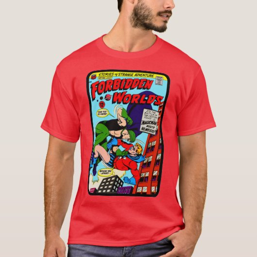 1960's "Forbidden Worlds" Comic T-Shirt  (Vorderseite)