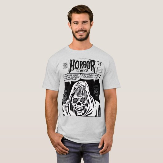 1960's Horror Comics Advert. T-Shirt (Vorne ganz)
