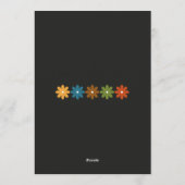 1960s Music Birthday Party for 80th Celebration Einladung (Rückseite)