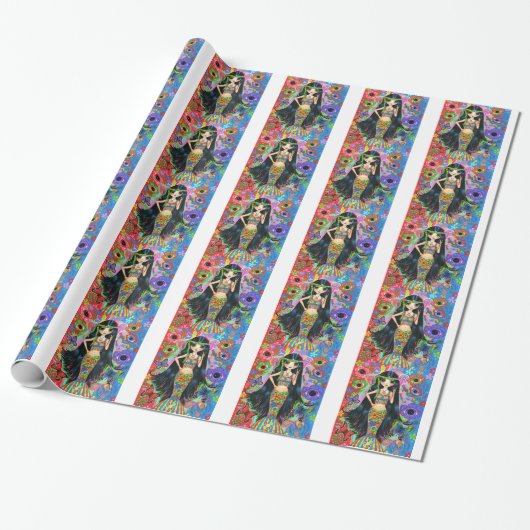 1960s/ Siebzigerjahre Geschenkpapier (Ungerollt)