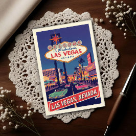 1960s Vintage Las Vegas Travel Postkarte