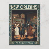 1960s Vintage New Orleans Postkarte (Vorderseite)