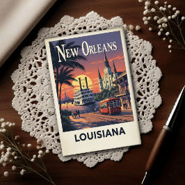 1960s Vintage New Orleans Postkarte
