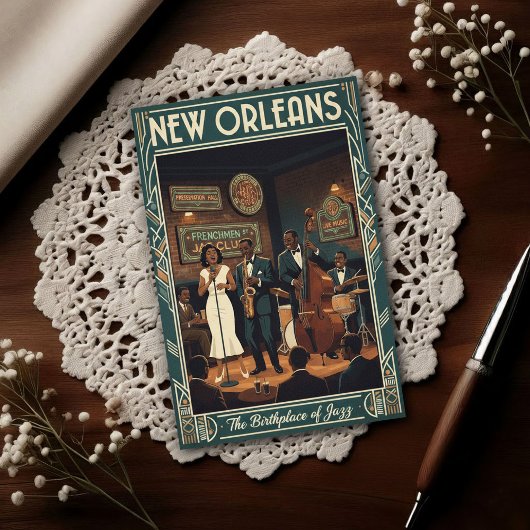 1960s Vintage New Orleans Postkarte