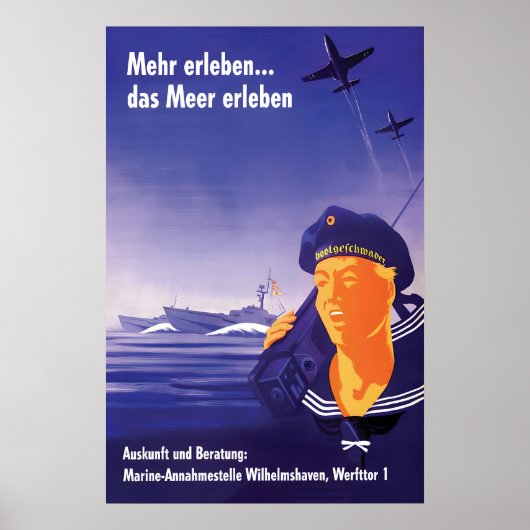 1960s Western German Military Recruitment Poster (Vorne)