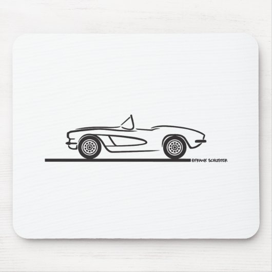 1961 1962 Chevrolet Corvette Mousepad (Vorne)