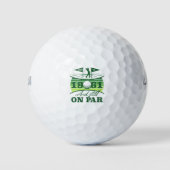 1961 60. Geburtstag Golf Lover Golfball (Vorderseite)