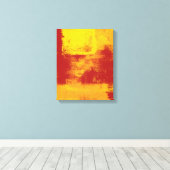 1961 Abstrakt Leinwanddruck (Insitu (Holzboden))