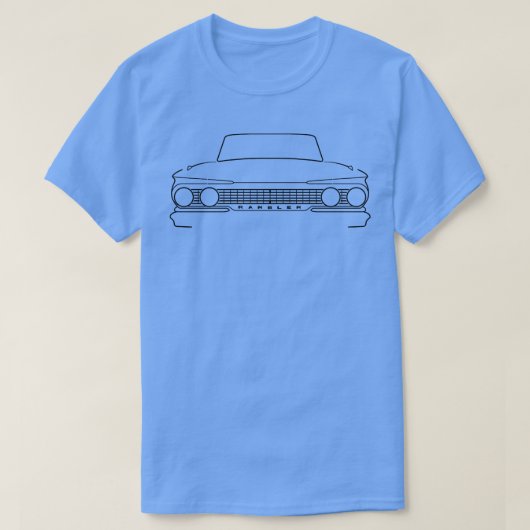 1961 AMC Rambler Classic Kontur T-Shirt (Design vorne)
