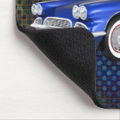 1961 Corvette C1: Blauer Finish:Mousepad Mousepad (Ecke)