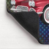 1961 Corvette C1: Candy Apple Finish: Mousepad (Ecke)